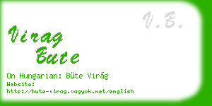 virag bute business card